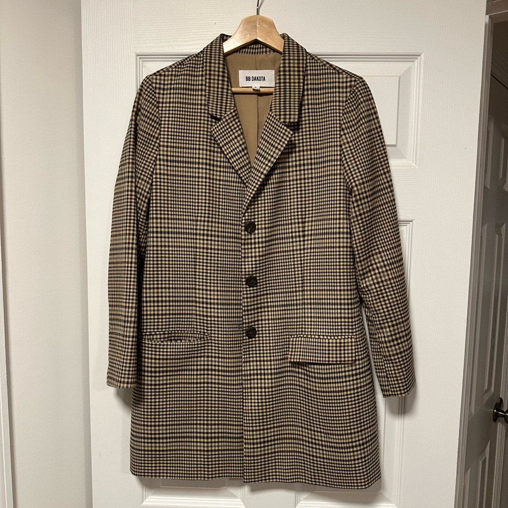 Bb Dakota women’s plaid blazer